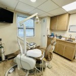Treatment room with treatment chair alternate view